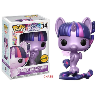 Officiële My Little Pony funko pop Figure Twilight sea pony metallic +/- 10 cm